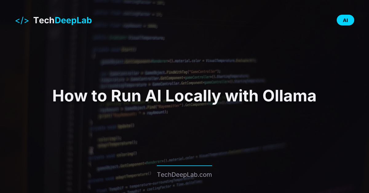 How to Run AI Locally with Ollama: Complete 2025 Guide - AI article thumbnail