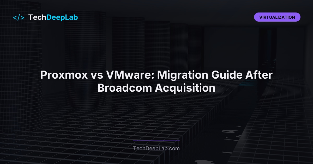 Proxmox vs VMware: Complete Migration Guide After Broadcom Acquisition - Virtualization article thumbnail